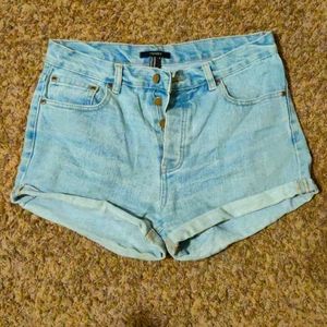 High waist shorts